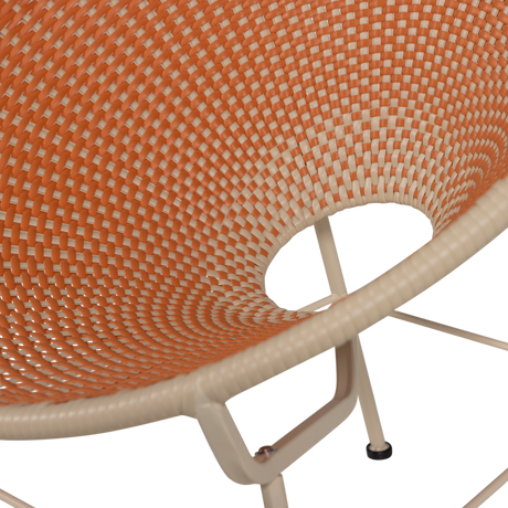 Kazoun fonott hatású kerti lounge fotel