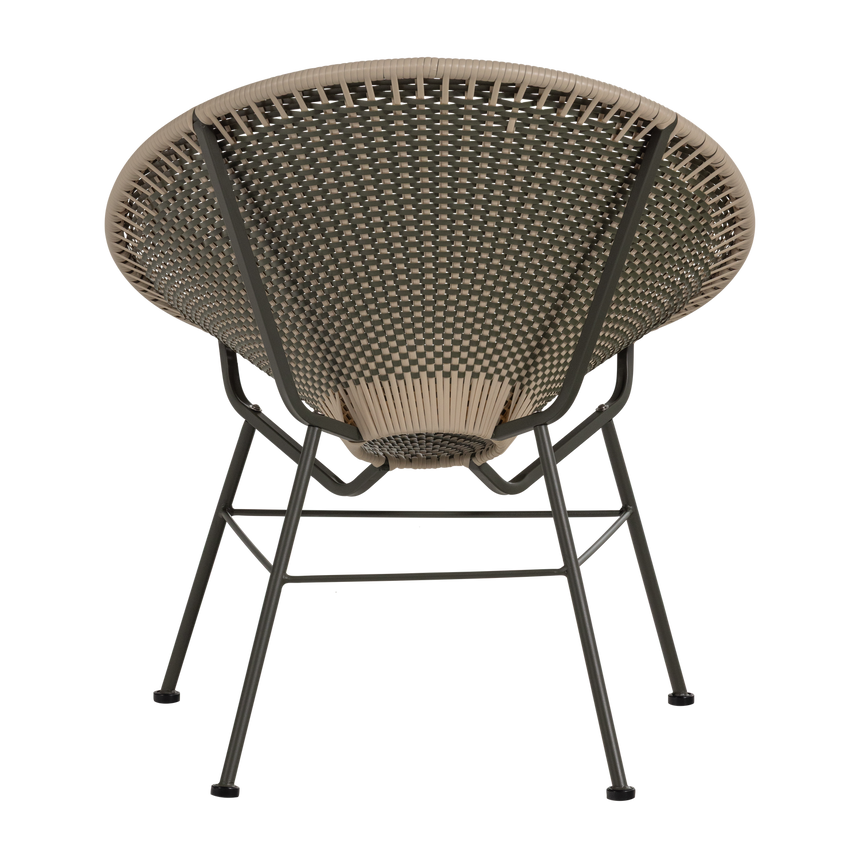 Kazoun fonott hatású kerti lounge fotel