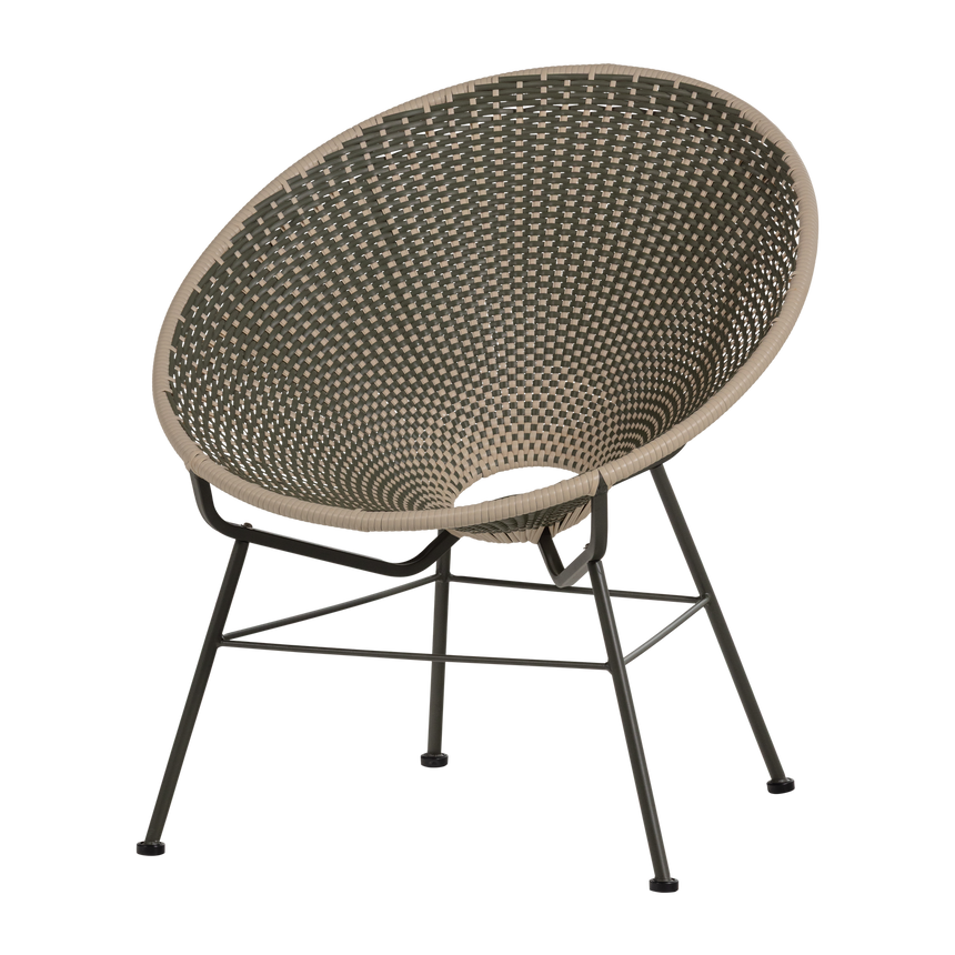 Kazoun fonott hatású kerti lounge fotel