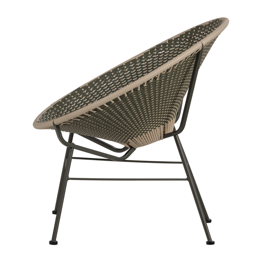 Kazoun fonott hatású kerti lounge fotel