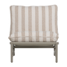 Elvo kerti lounge fotel – Minimalista alumínium vázzal