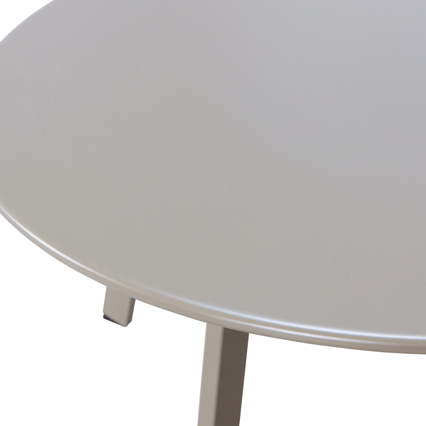 Fer fém dohányzó- és lerakóasztal – Ø 70 cm