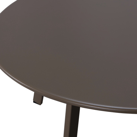 Fer fém dohányzó- és lerakóasztal – Ø 70 cm