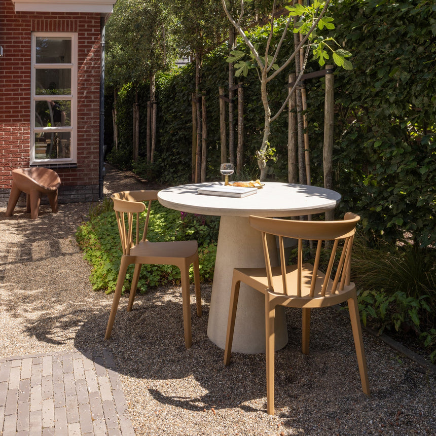 Kevon kerek kerti asztal – Szálerősített beton, 100 cm