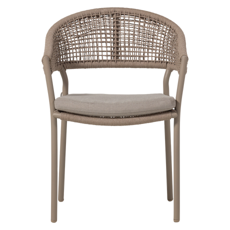 Rilo kerti szék – Alumínium vázzal és poliészter kötélfonattal