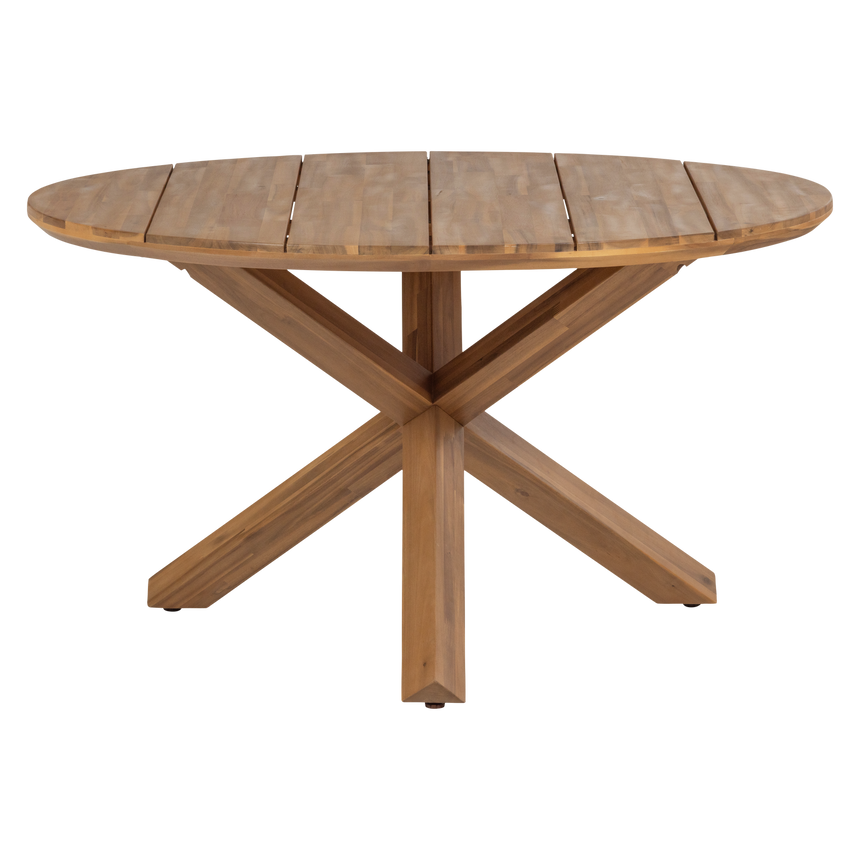 Kiro kerek kerti asztal – Háromlábú kivitel, FSC akácfából