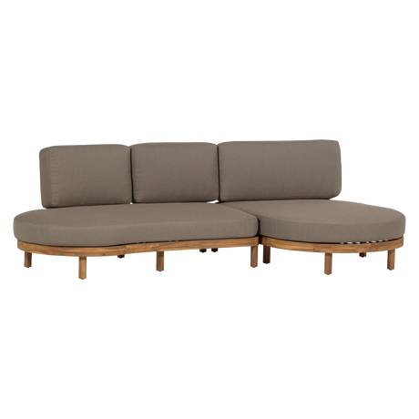 Zinto kerti sarokgarnitúra – Jobb oldali kivitel, FSC akácfából