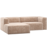 Bean chaise longue kanapé (balos kivitel) – Luxus chenille velvet és robusztus kényelem
