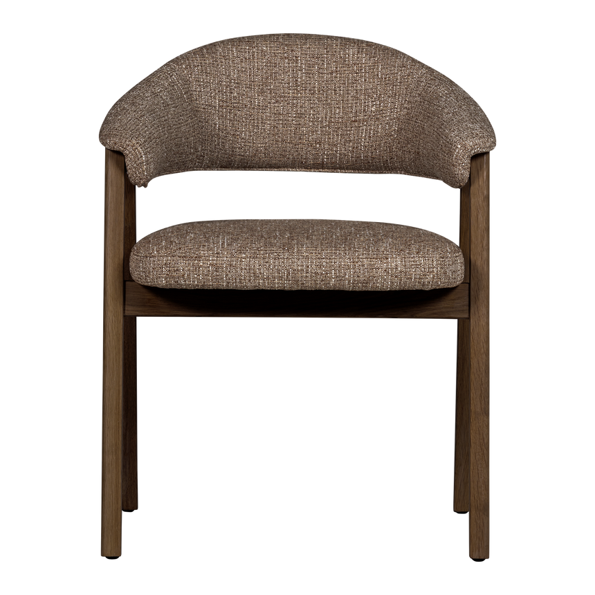 Tunar karfás étkezőszék – Tölgyfa és szövött kárpit