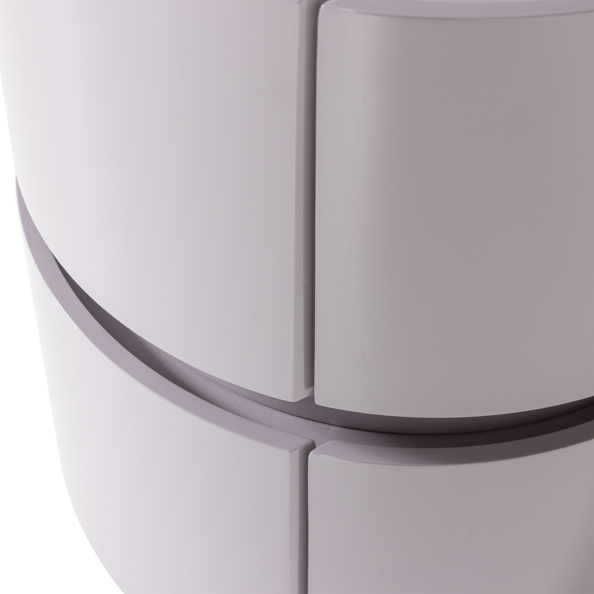 Lunex éjjeliszekrény és komód – Magasfényű kivitelben