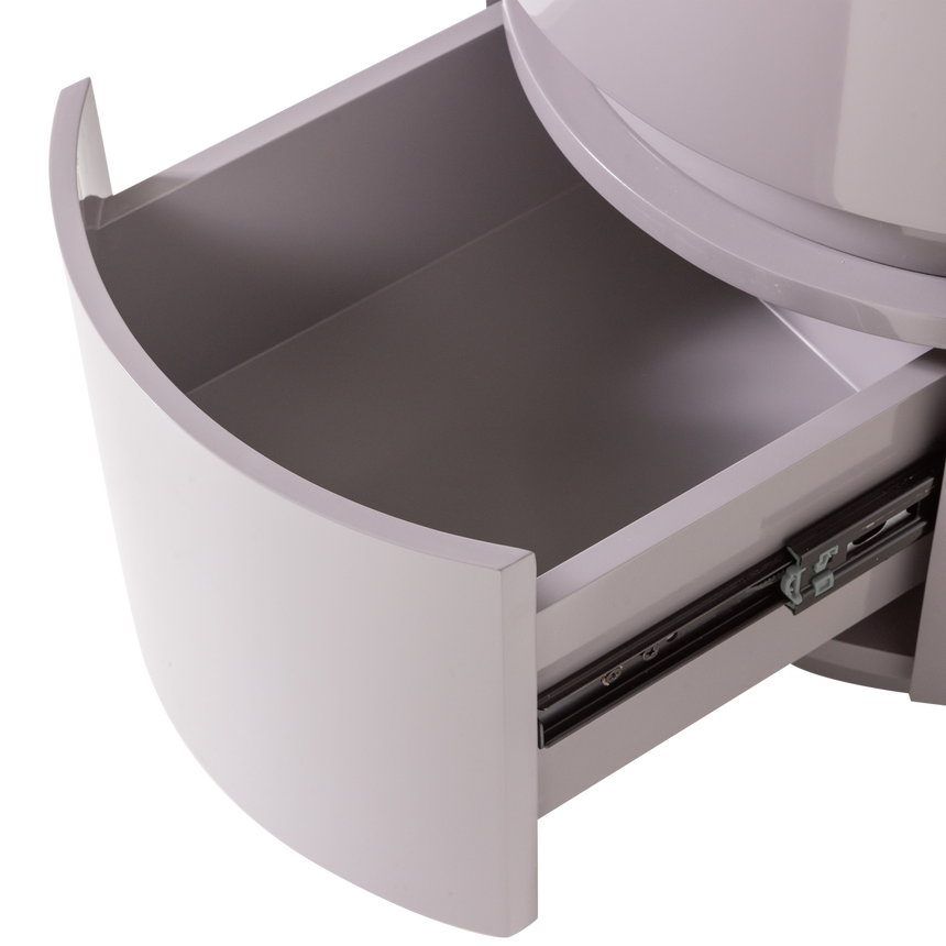 Lunex éjjeliszekrény és komód – Magasfényű kivitelben