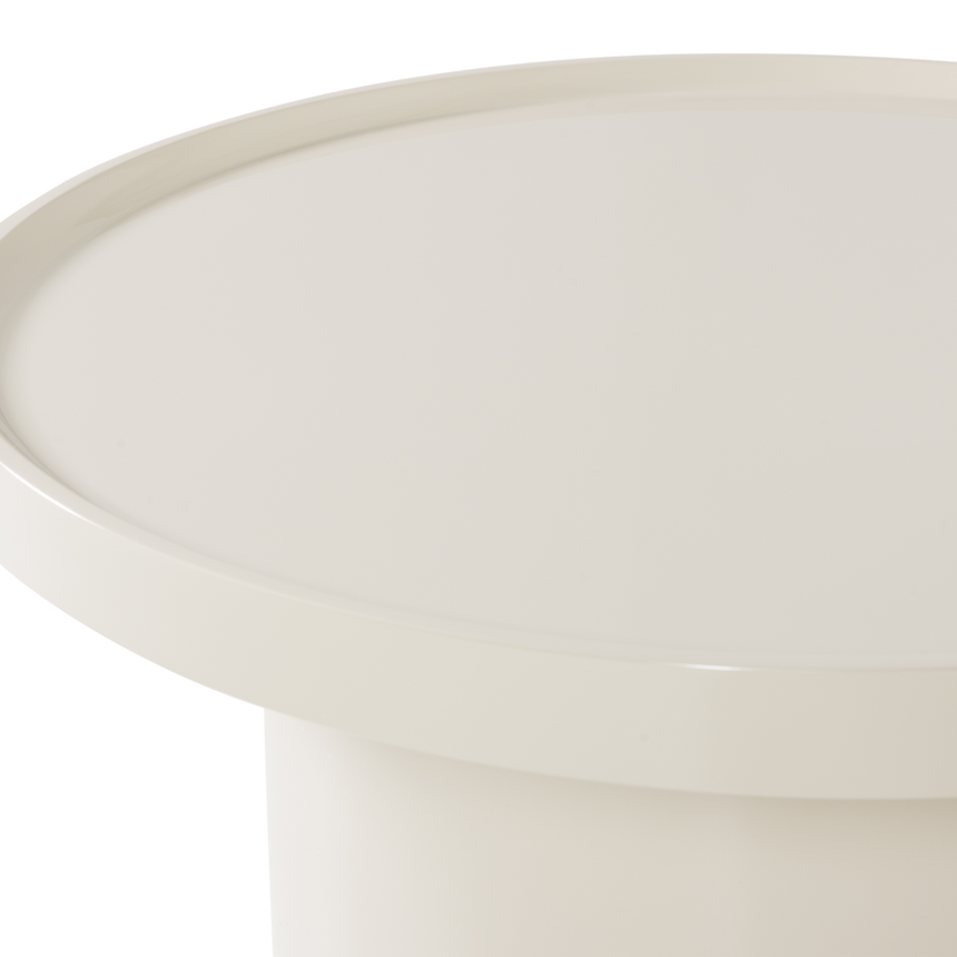 Veluna lerakóasztal – Magasfényű kivitelben, 70x70 cm