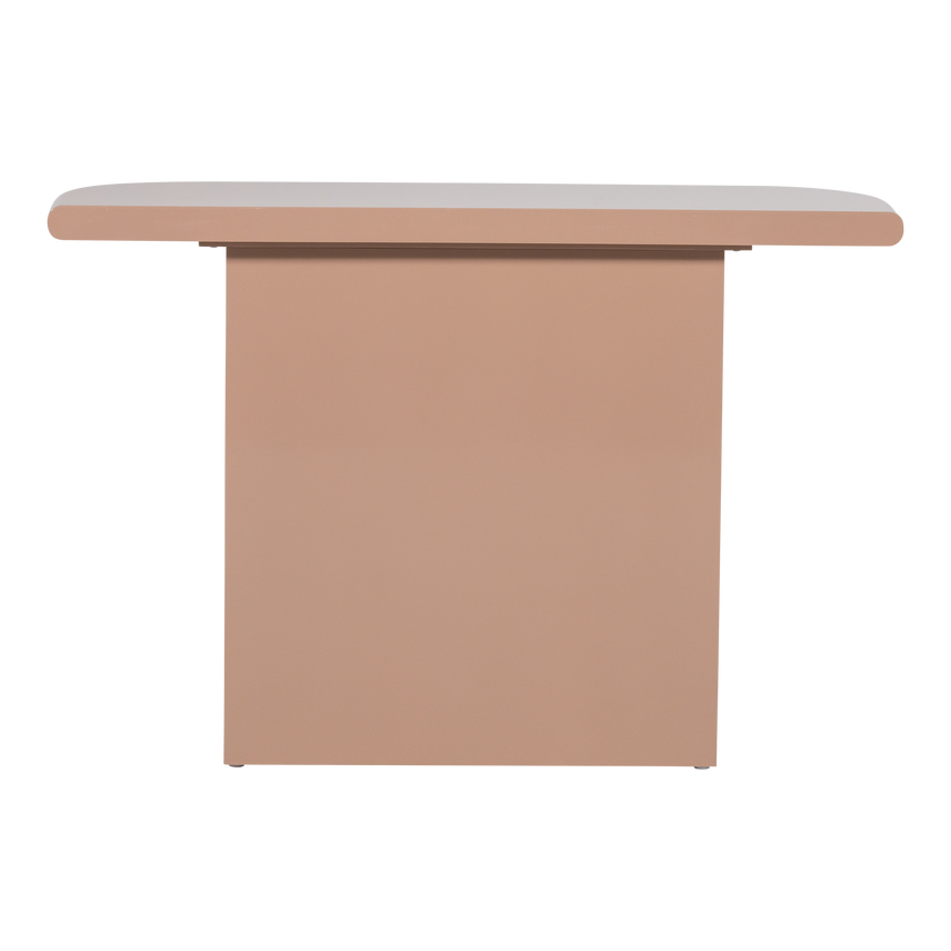 Nocta konzolasztal – Magasfényű világosrózsaszín fa