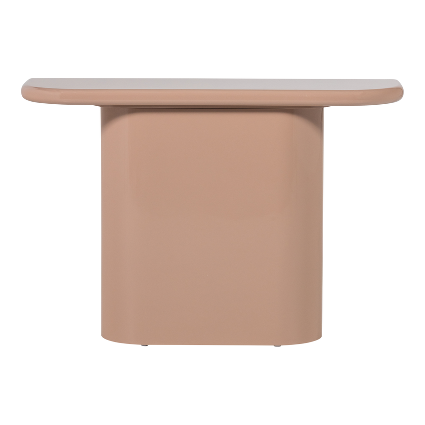 Nocta konzolasztal – Magasfényű világosrózsaszín fa