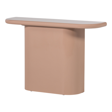 Nocta konzolasztal – Magasfényű világosrózsaszín fa