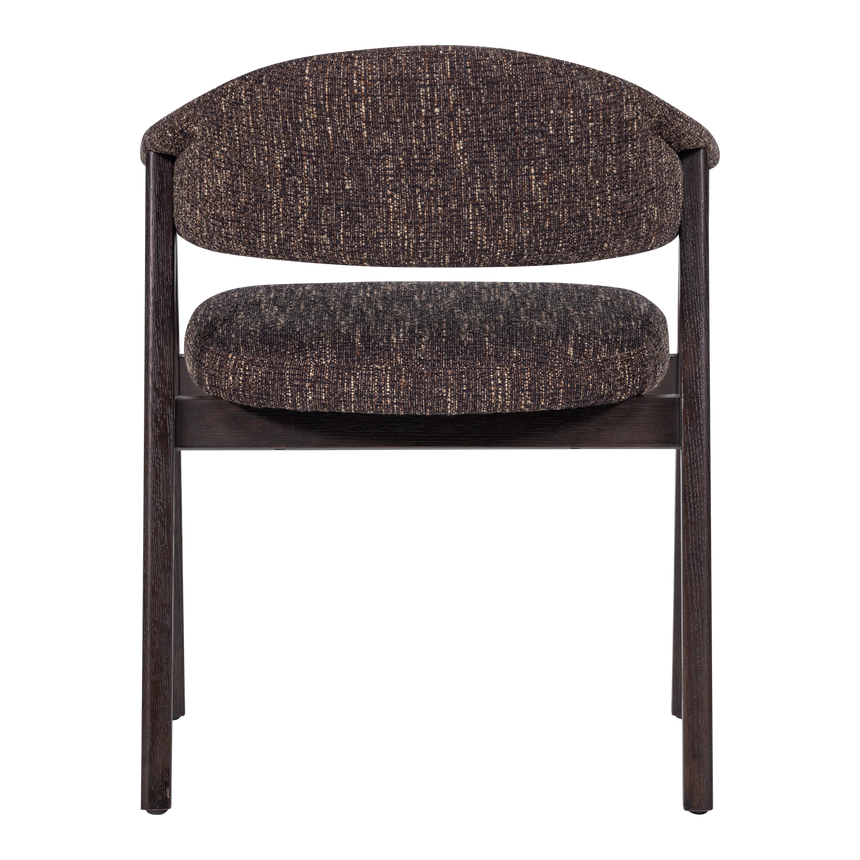 Tunar karfás étkezőszék – Tölgyfa és szövött kárpit