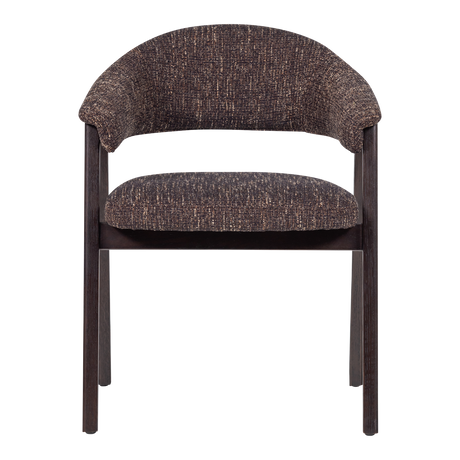 Tunar karfás étkezőszék – Tölgyfa és szövött kárpit