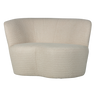 Stone balos design fotel – Organikus formák és puha bouclé kárpit