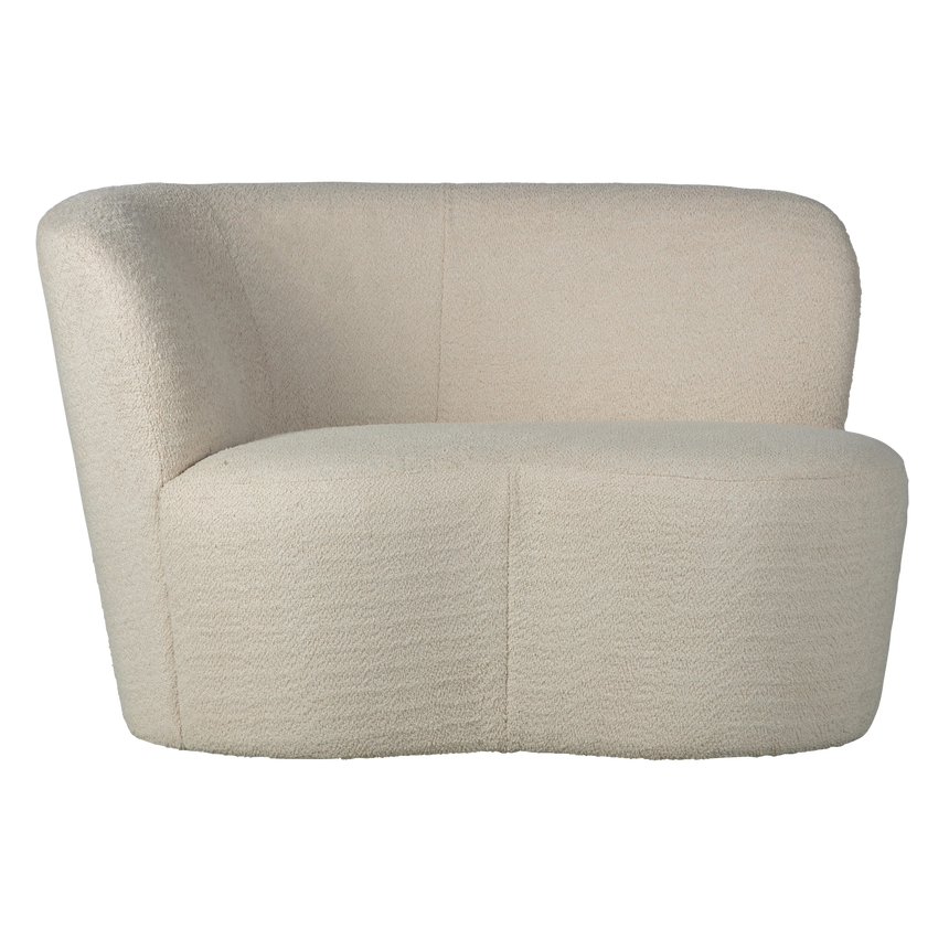 Stone balos design fotel – Organikus formák és puha bouclé kárpit