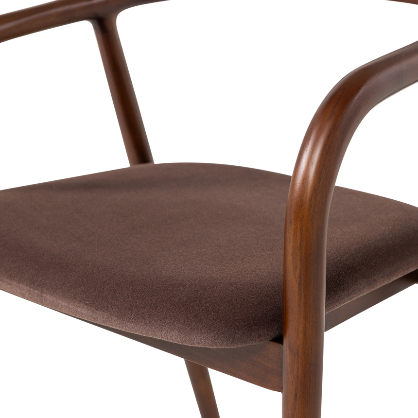 Bran étkezőszék – Bükkfa és bársony