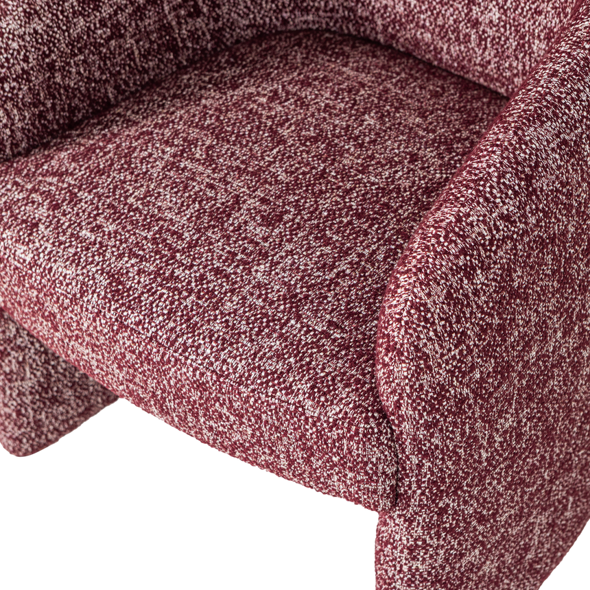 Cordo forgófotel kerekekkel – Melange kárpitozás