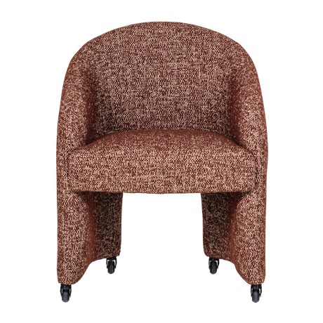 Cordo forgófotel kerekekkel – Melange kárpitozás