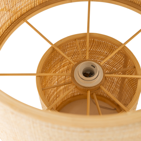 Syro asztali lámpa – Természetes raffia, 55 cm