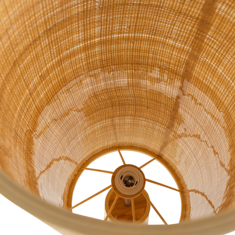 Syro állólámpa – Természetes raffia kárpitozással