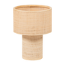 Syro asztali lámpa – Természetes raffia kárpitozással
