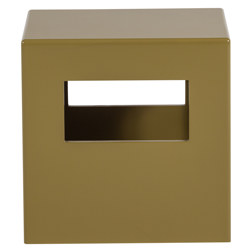 Modern dohányzóasztal – Magasfényű mézsárga kivitel