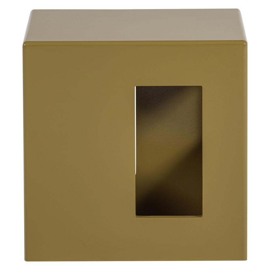 Modern dohányzóasztal – Magasfényű mézsárga kivitel