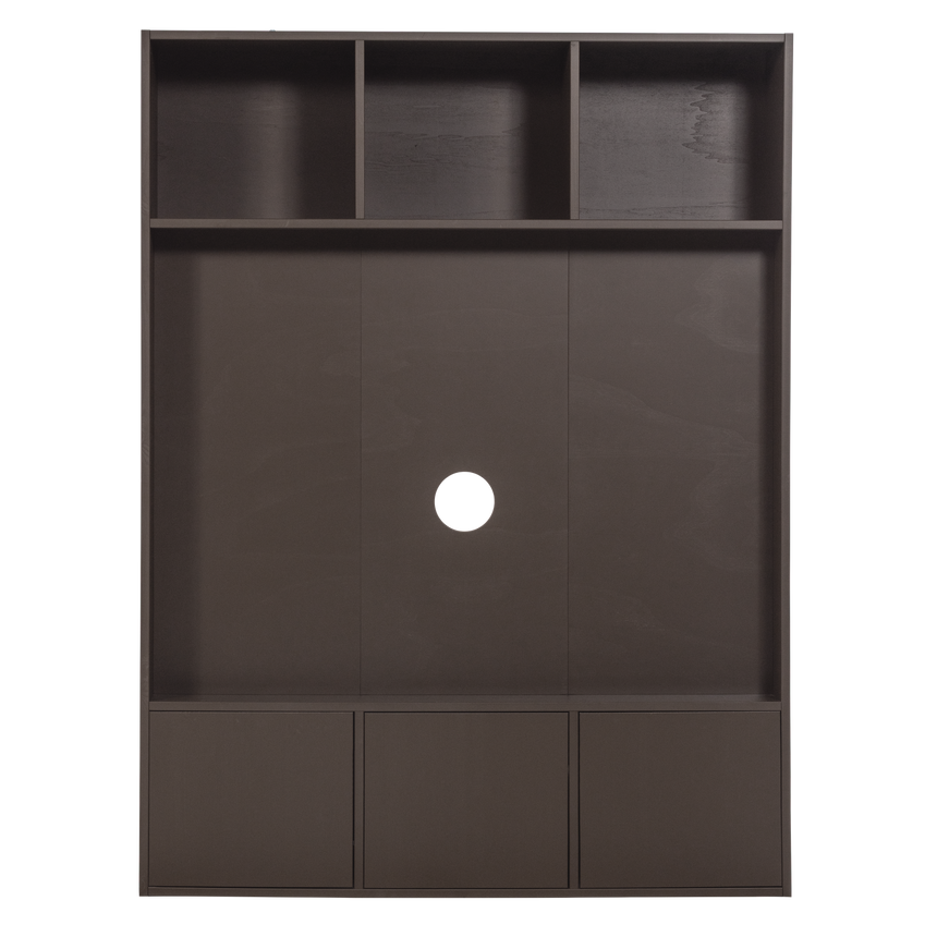 Meggy TV-tároló szekrény – Csiszolt fenyőfa, 160 cm