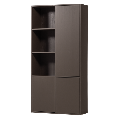 Meggy tárolószekrény (jobbos) – Csiszolt fenyőfa, 108 cm