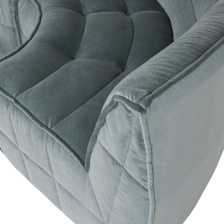 Cluster sarok étkezőpad – Luxus bársony és karakteres design