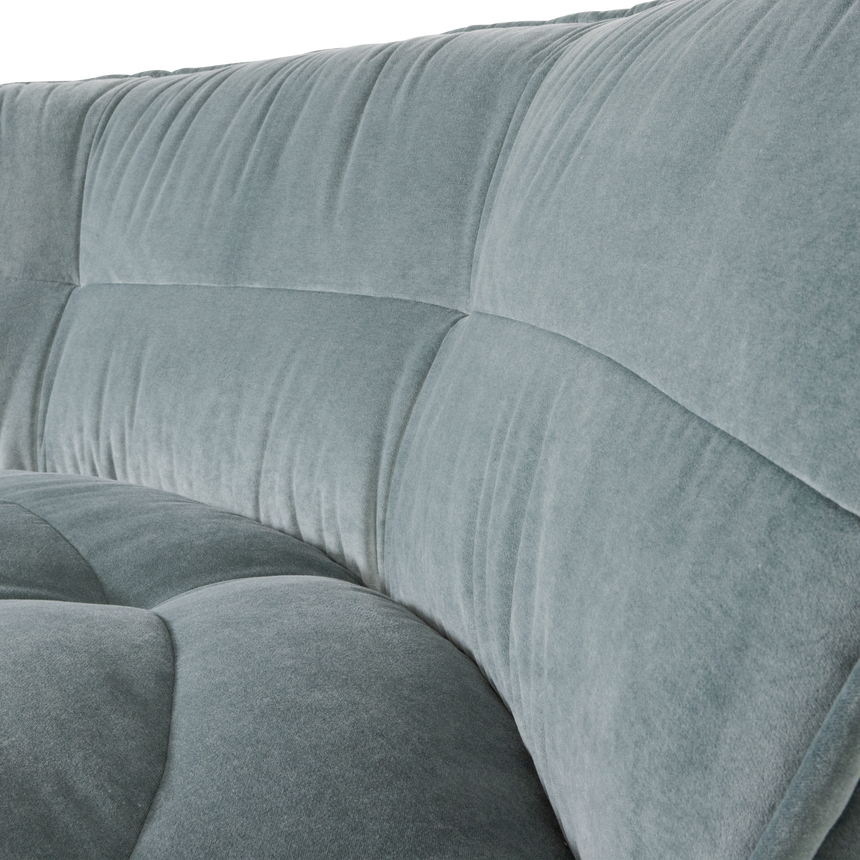 Cluster sarok étkezőpad – Luxus bársony és karakteres design