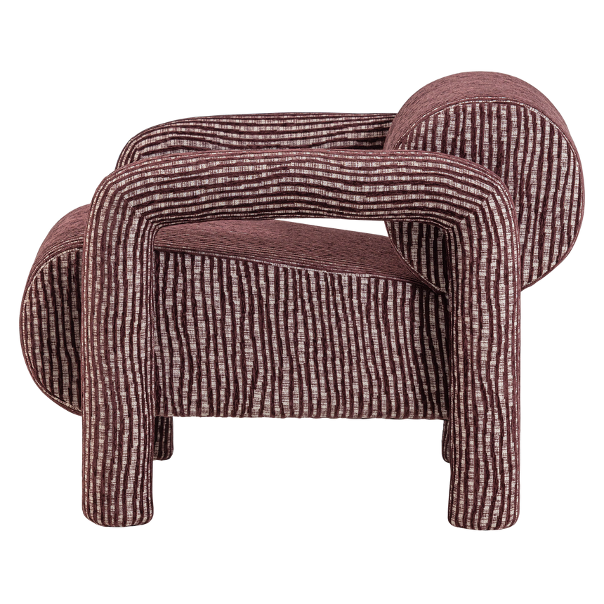 Lenny fotel – Mintás kárpitozás, modern sziluett