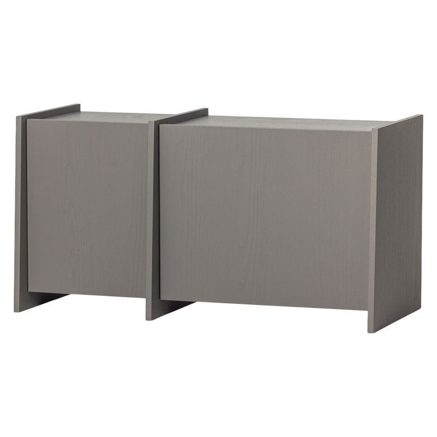 Brock TV-állvány – Kőrisfa furnér, 102 cm