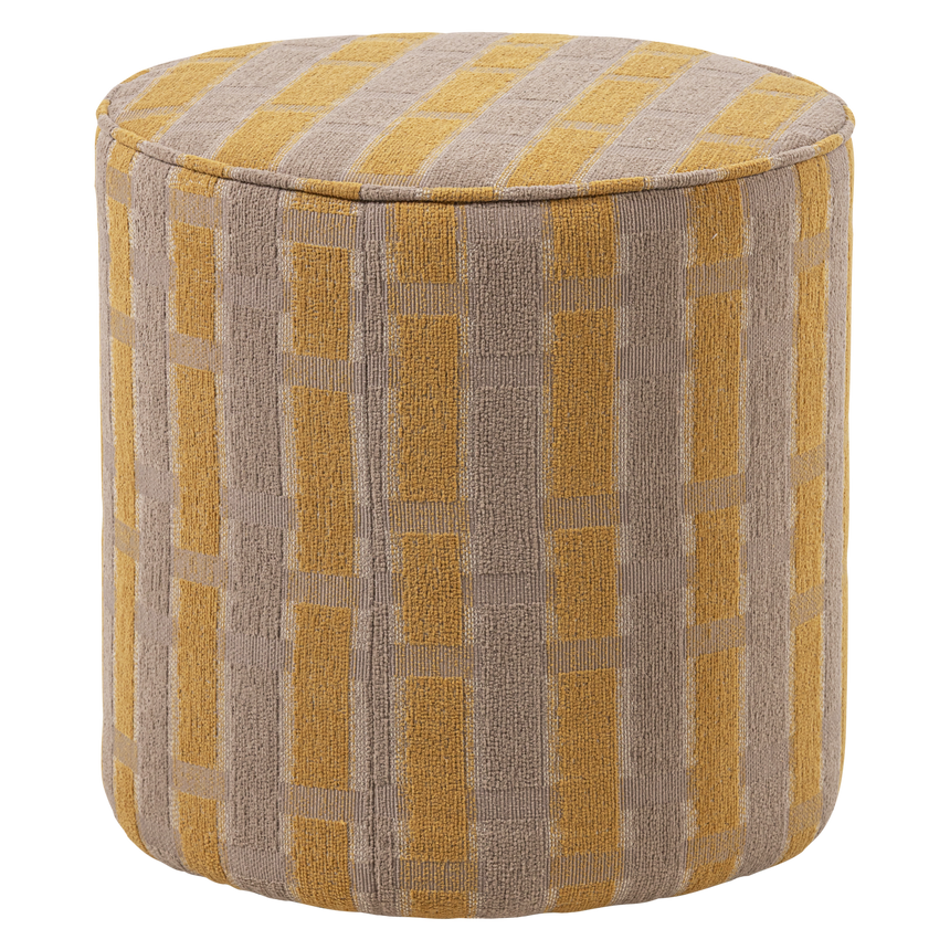 Sarli magas puff – Rombuszmintás luxus chenille kárpittal