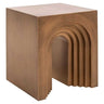 Bloomville 2-door textile leather cabinet