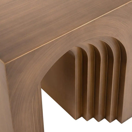Bloomville 2-door textile leather cabinet
