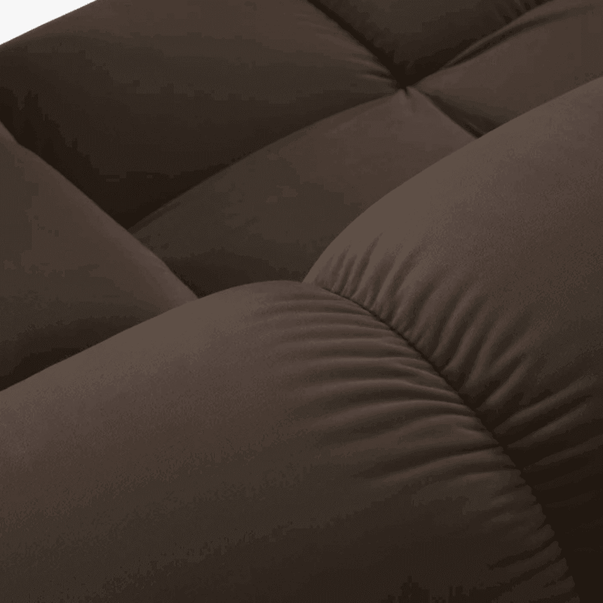 Bellis bársony sarokkanapé