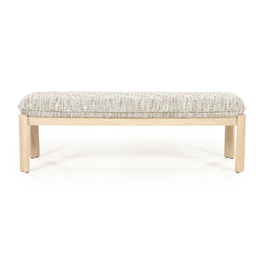 Luka fabric dining bench