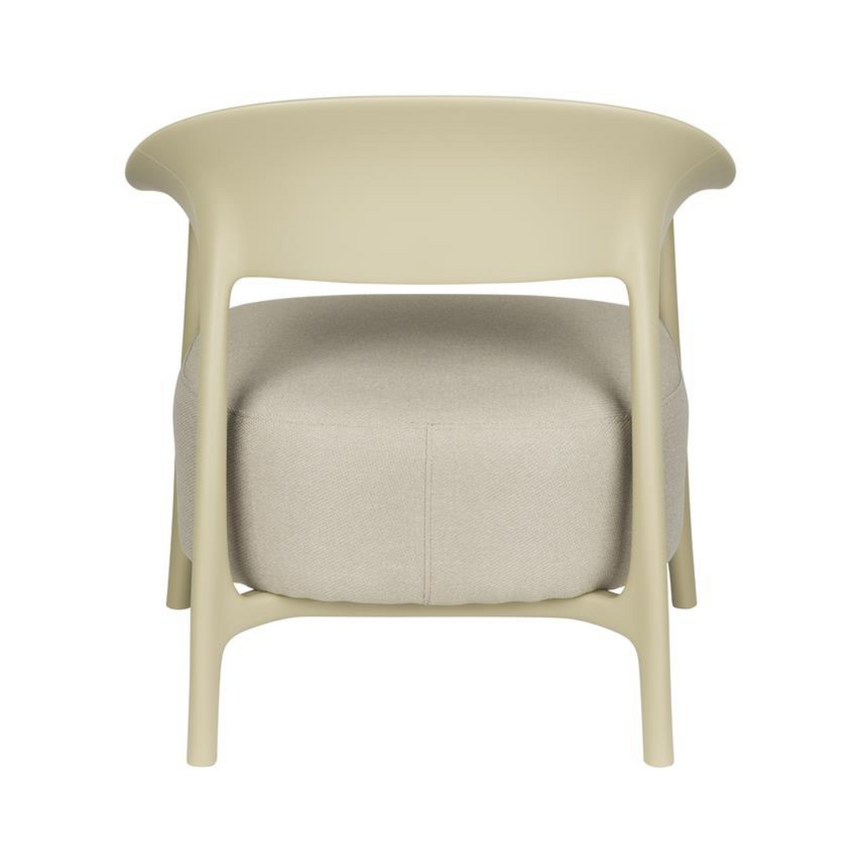 Spike rattan armchair