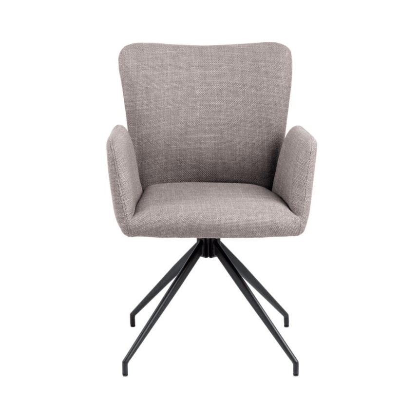Laura fabric swivel chair