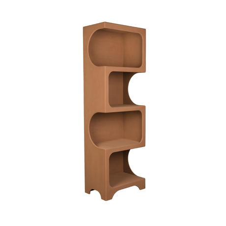 Seven wooden shelf