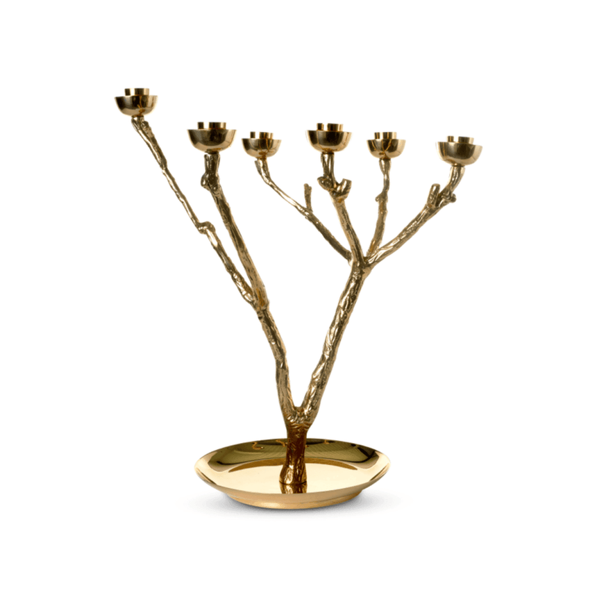 Twiggy metal candle holder 35cm