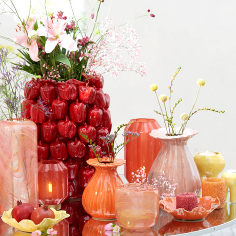 Yvias üveg asztali lámpa Ø13