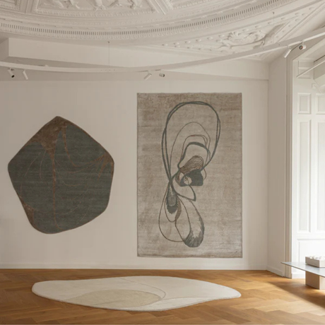 Muted Frontier wool rug