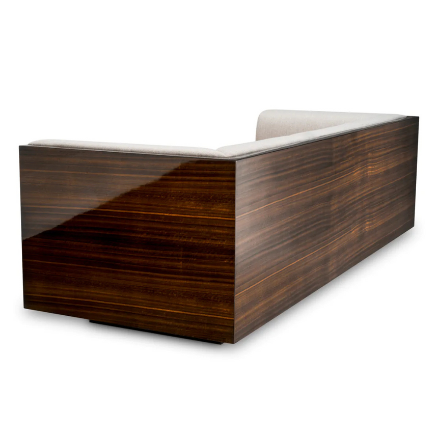 Sebastian swivel wooden armchair