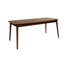 Montreux extendable wooden dining table 180x90